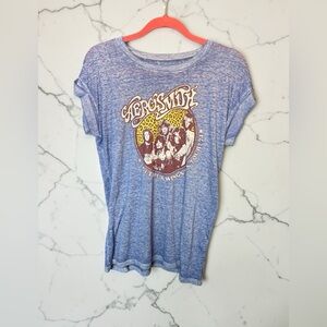 Aerosmith Blue Graphic Women's Tee